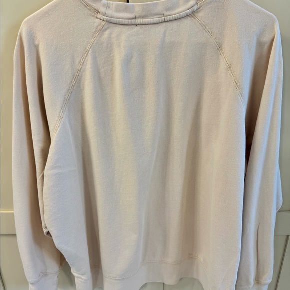 J. Crew Cream Cotton Sweatshirt - Picture 4 of 4
